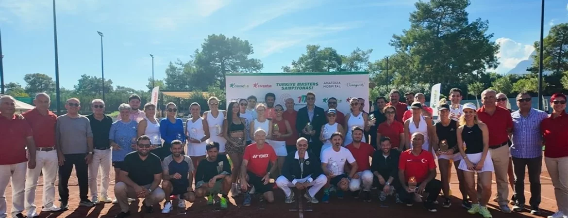 Corendon Tennis Club Kemer, Masters Türkiye Şampiyonası'na Ev Sahipliği Yaptı