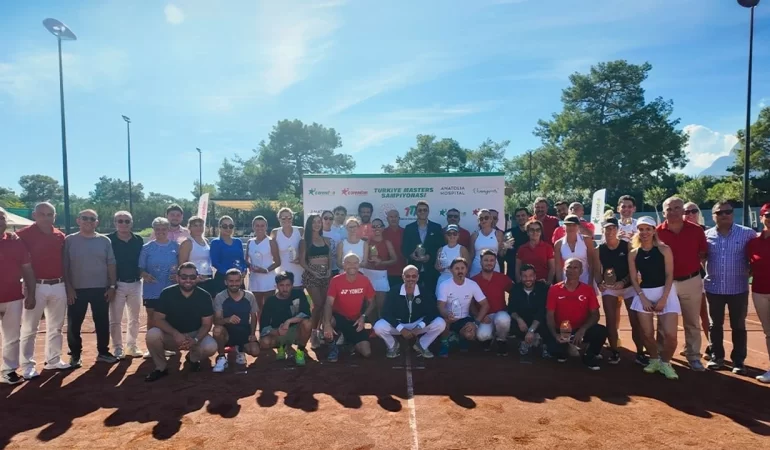 Corendon Tennis Club Kemer, Masters Türkiye Şampiyonası'na Ev Sahipliği Yaptı
