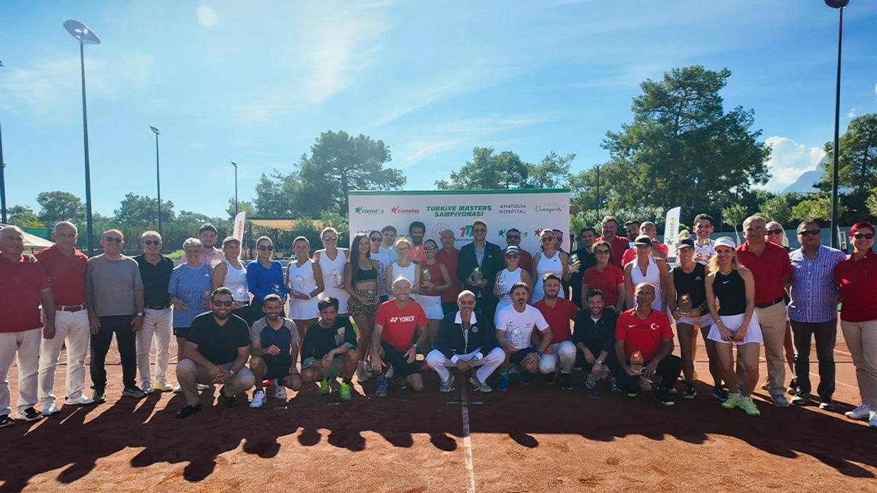 Corendon Tennis Club Kemer, Masters Türkiye Şampiyonası'na Ev Sahipliği Yaptı